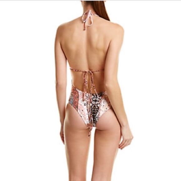 L*Space Pamela plunging keyhole cheeky one piece - Picture 5 of 8